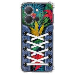 Funda Silicona Antigolpes para Vivo Y36 4G / 5G diseño Zapatillas 12 Dibujos
