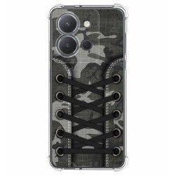 Funda Silicona Antigolpes para Vivo Y36 4G / 5G diseño Zapatillas 15 Dibujos