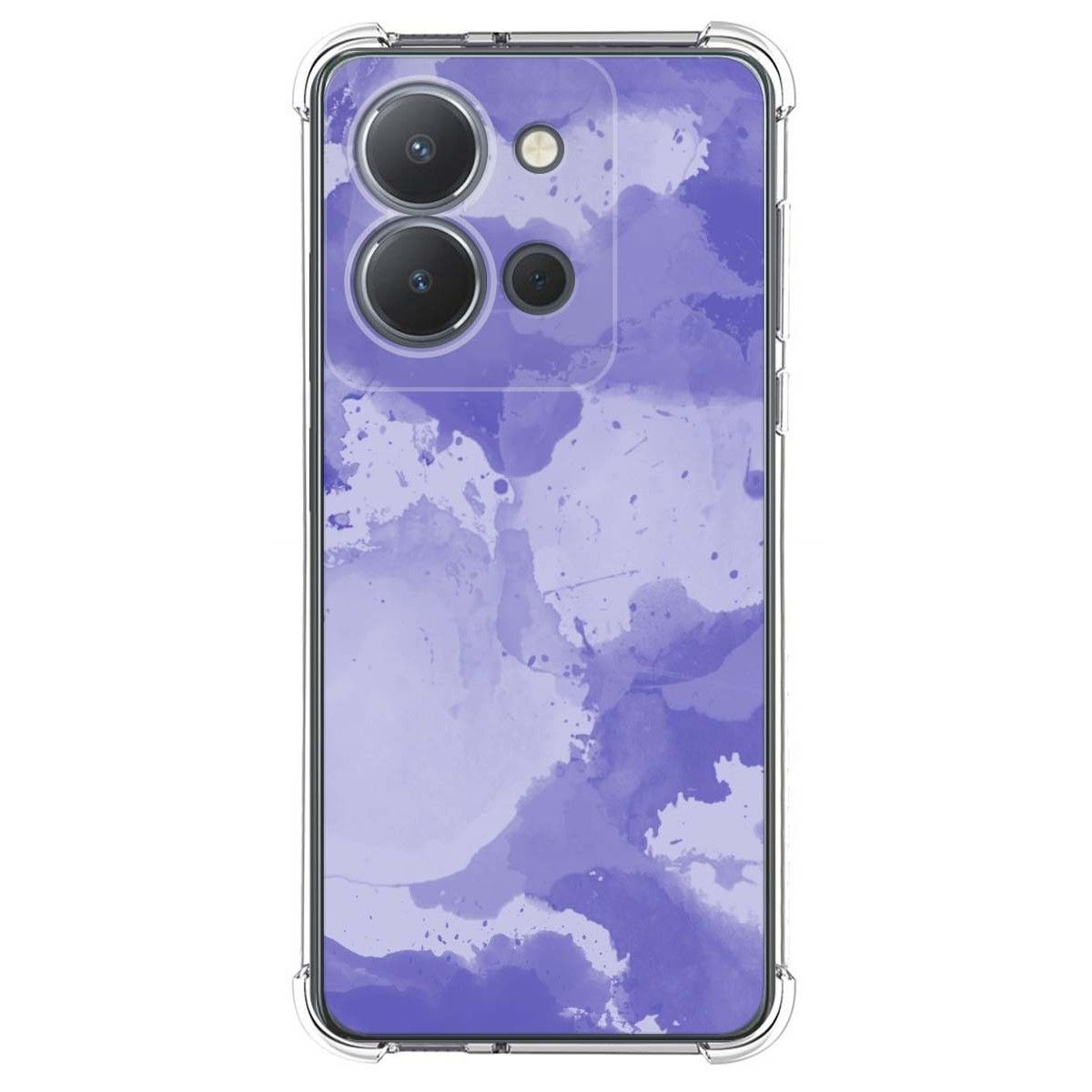 Funda Silicona Antigolpes para Vivo Y36 4G / 5G diseño Acuarela 01 Dibujos