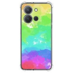 Funda Silicona Antigolpes para Vivo Y36 4G / 5G diseño Acuarela 03 Dibujos