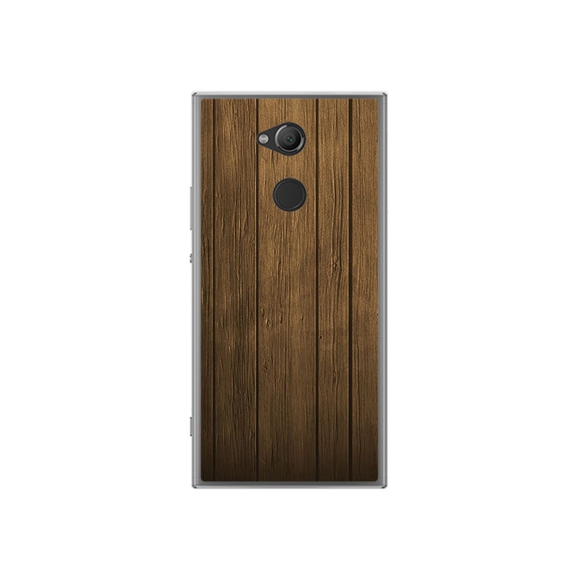 Funda Gel Tpu para Sony Xperia XA2 Diseño Madera Dibujos