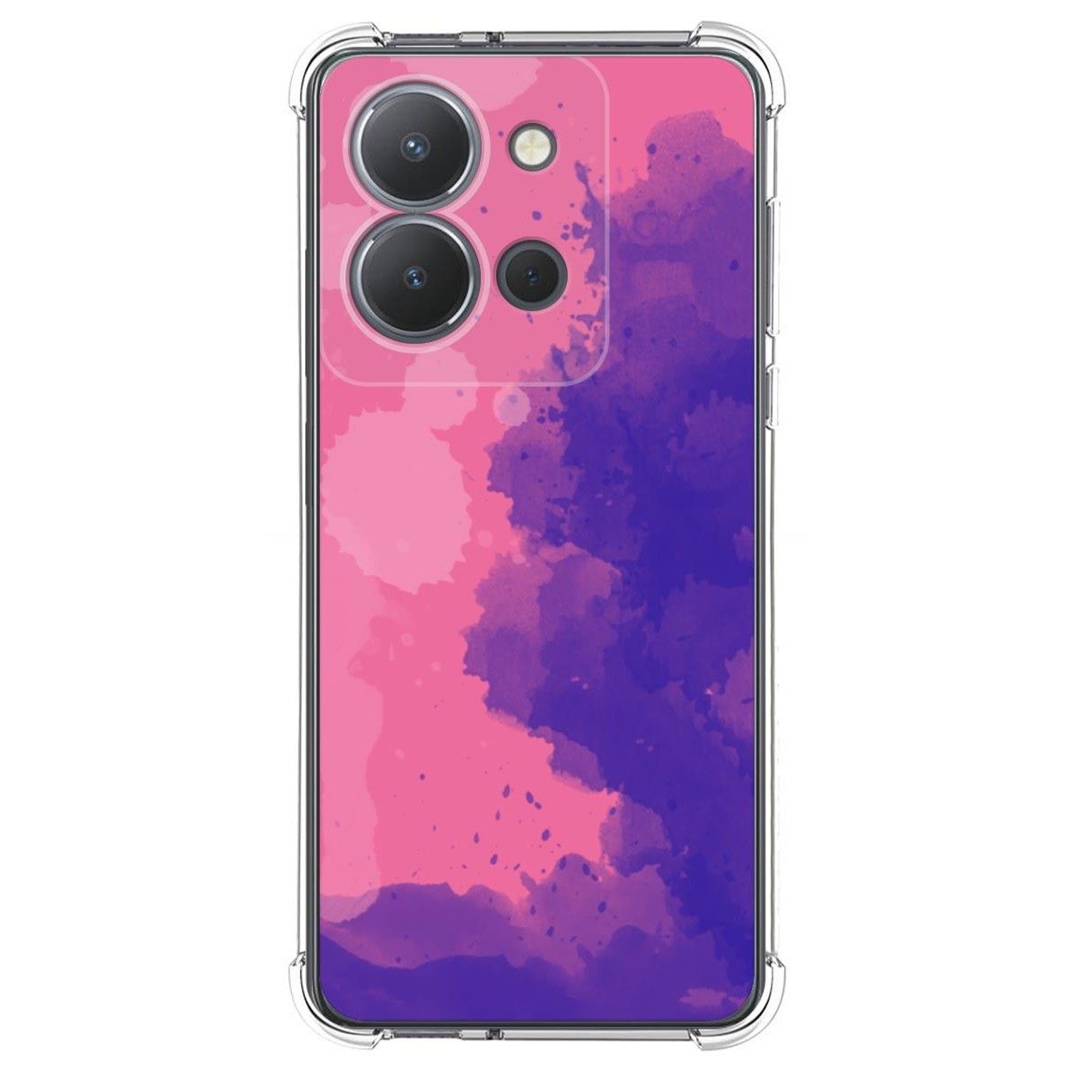 Funda Silicona Antigolpes para Vivo Y36 4G / 5G diseño Acuarela 07 Dibujos