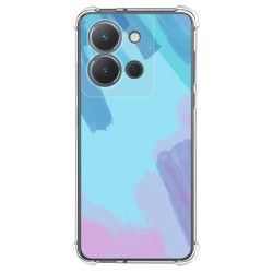 Funda Silicona Antigolpes para Vivo Y36 4G / 5G diseño Acuarela 10 Dibujos