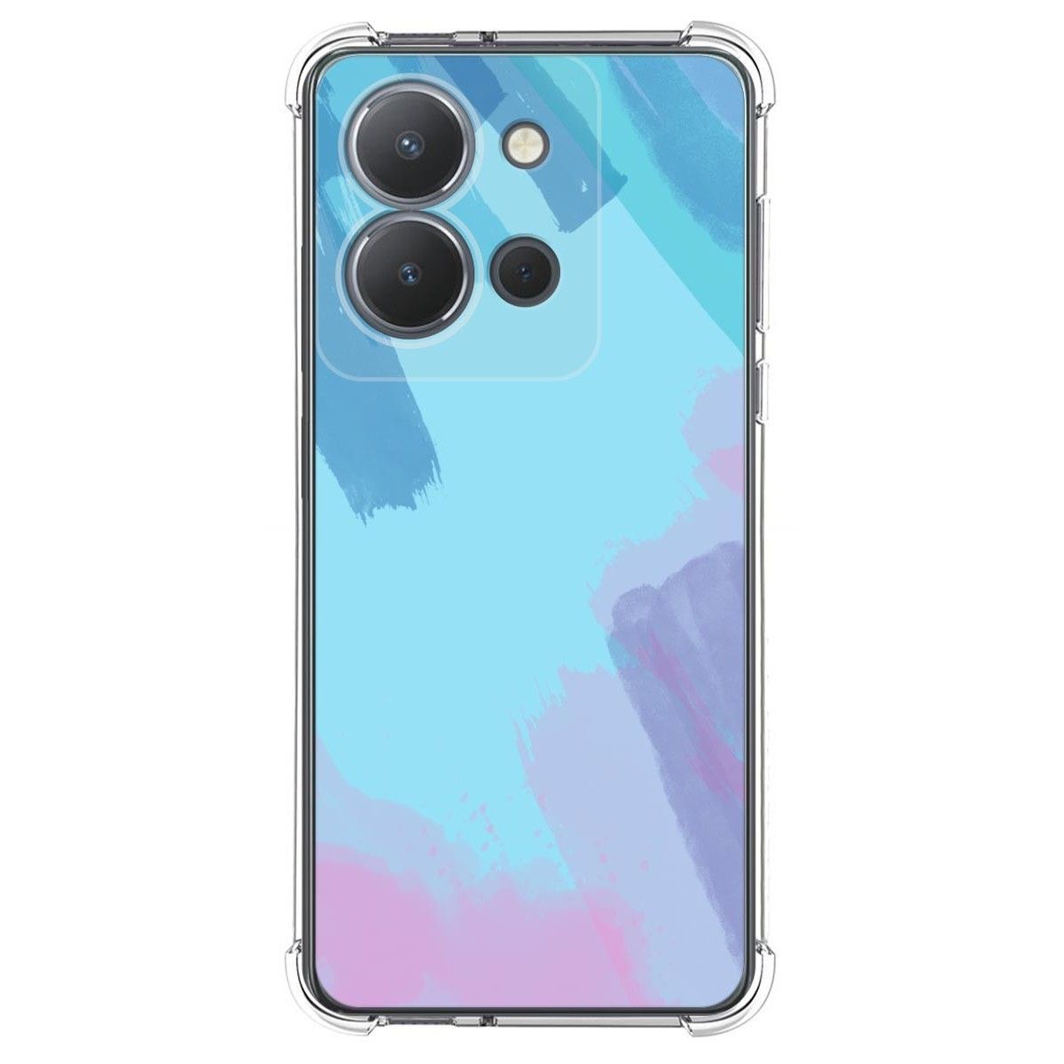 Funda Silicona Antigolpes para Vivo Y36 4G / 5G diseño Acuarela 10 Dibujos
