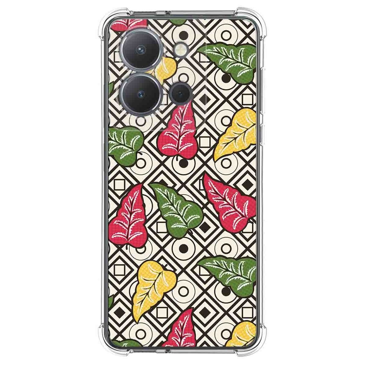 Funda Silicona Antigolpes para Vivo Y36 4G / 5G diseño Flores 11 Dibujos