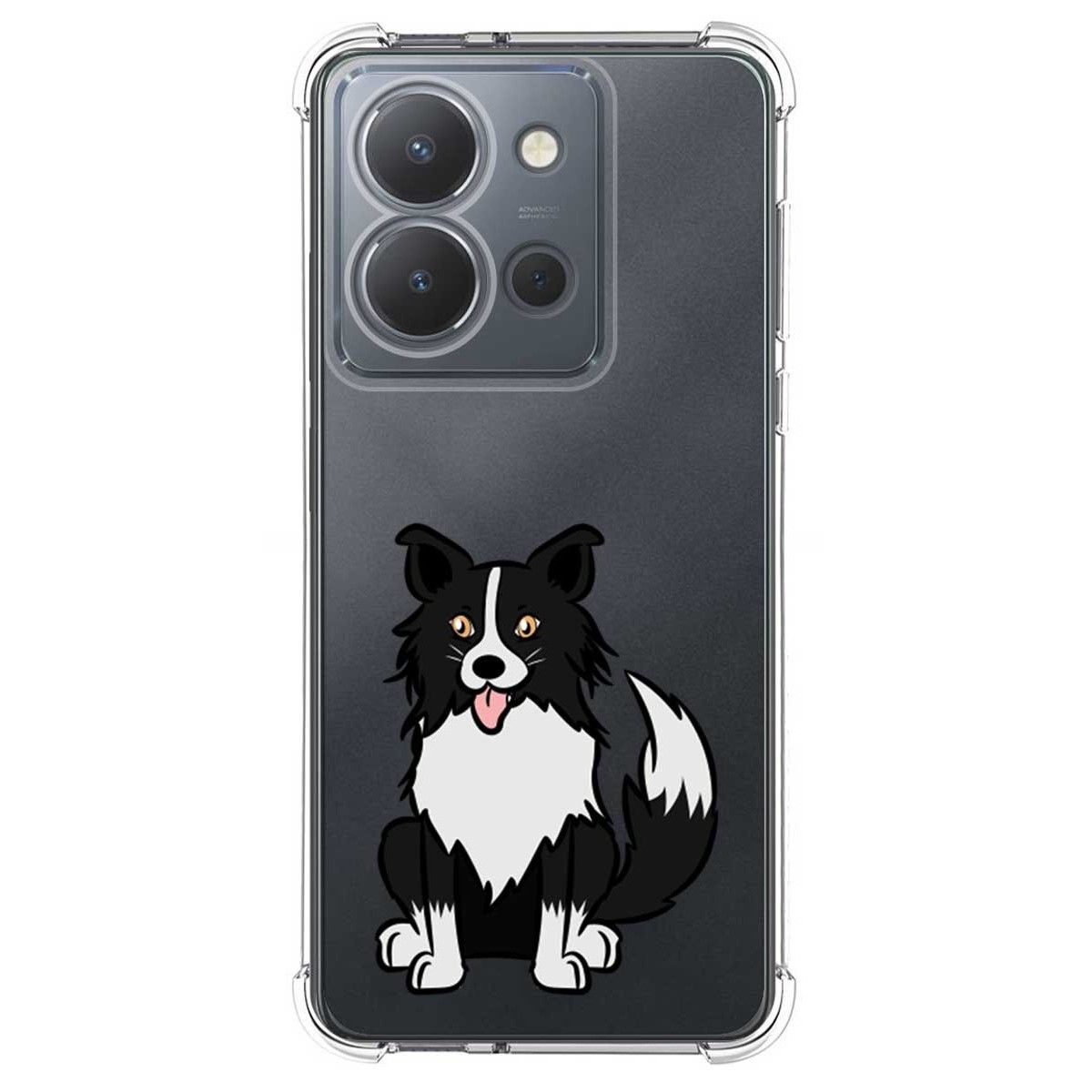 Funda Silicona Antigolpes para Vivo Y36 4G / 5G diseño Perros 01 Dibujos
