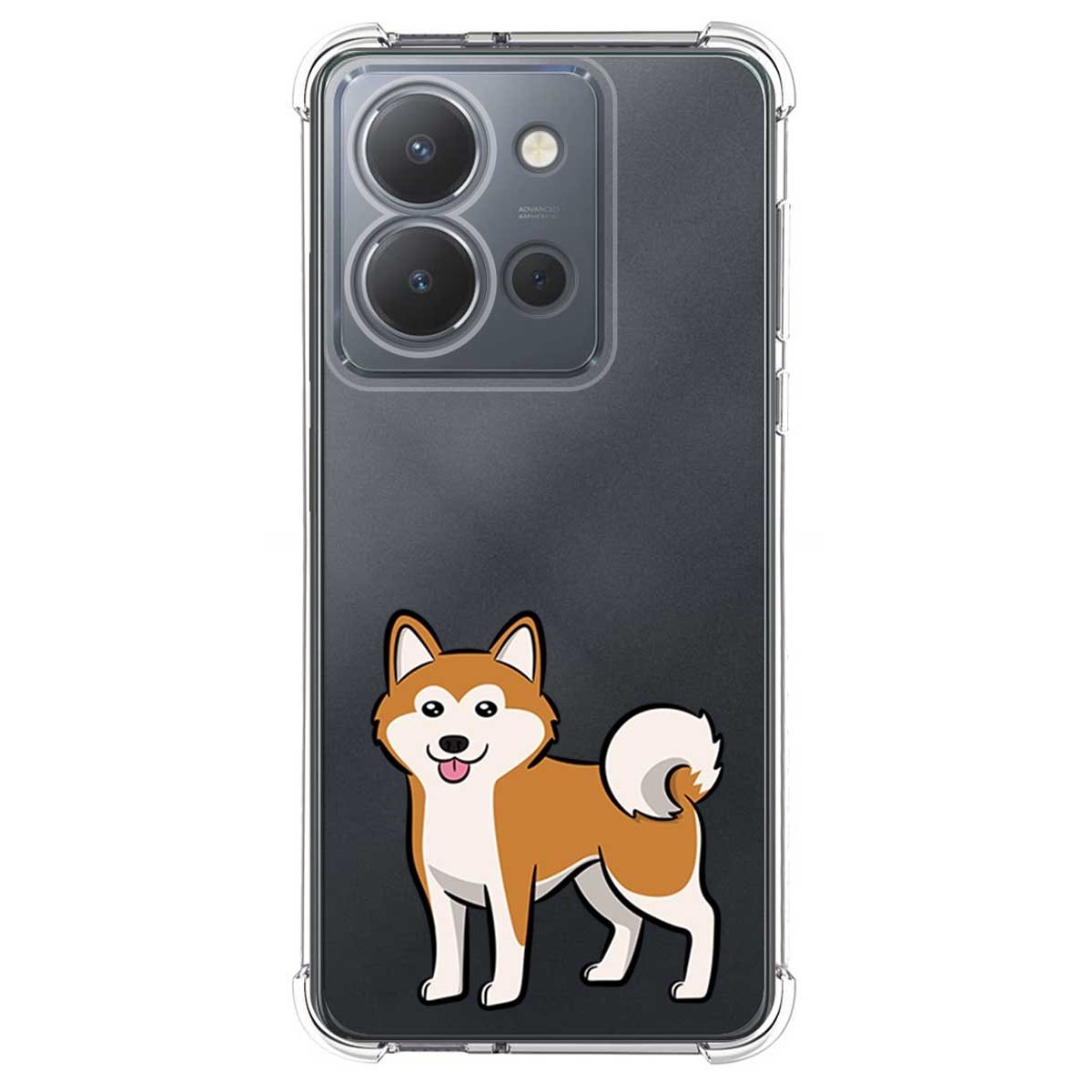 Funda Silicona Antigolpes para Vivo Y36 4G / 5G diseño Perros 02 Dibujos