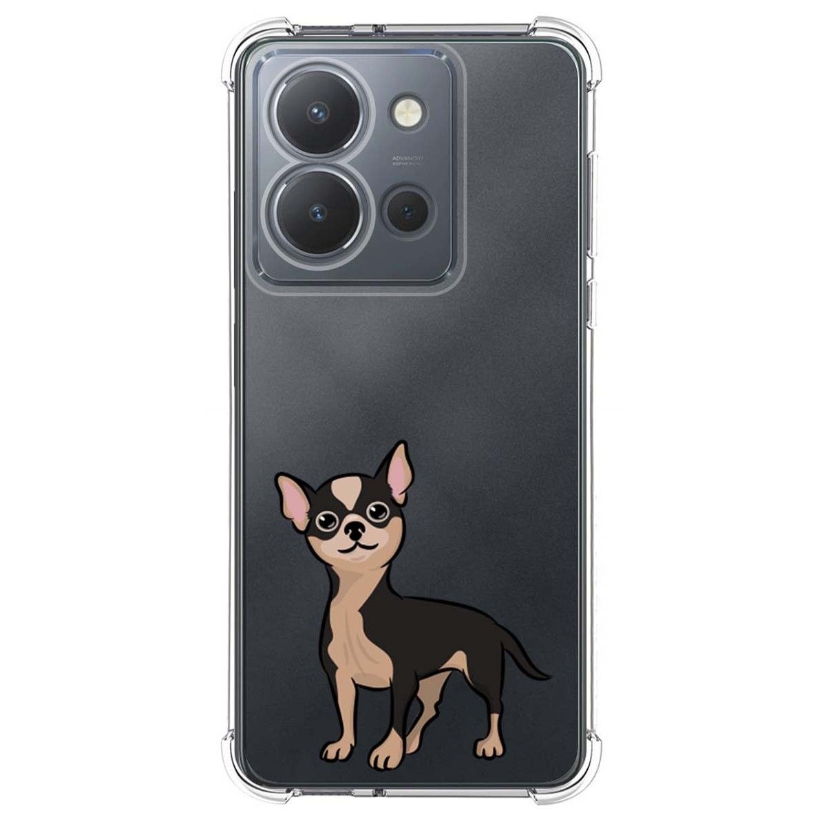 Funda Silicona Antigolpes para Vivo Y36 4G / 5G diseño Perros 05 Dibujos
