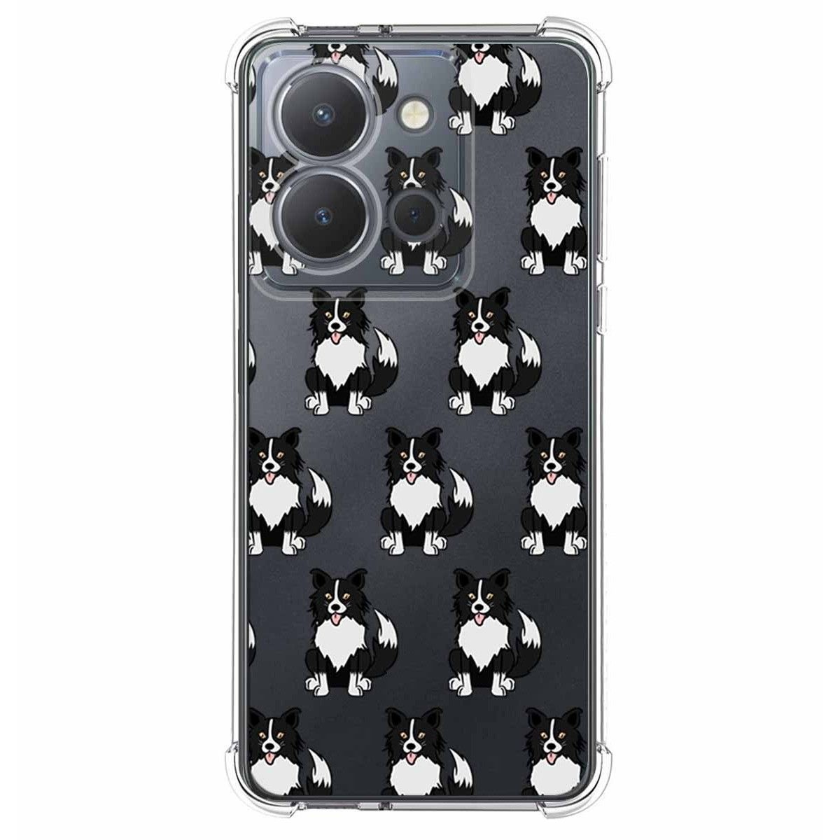 Funda Silicona Antigolpes para Vivo Y36 4G / 5G diseño Perros 07 Dibujos