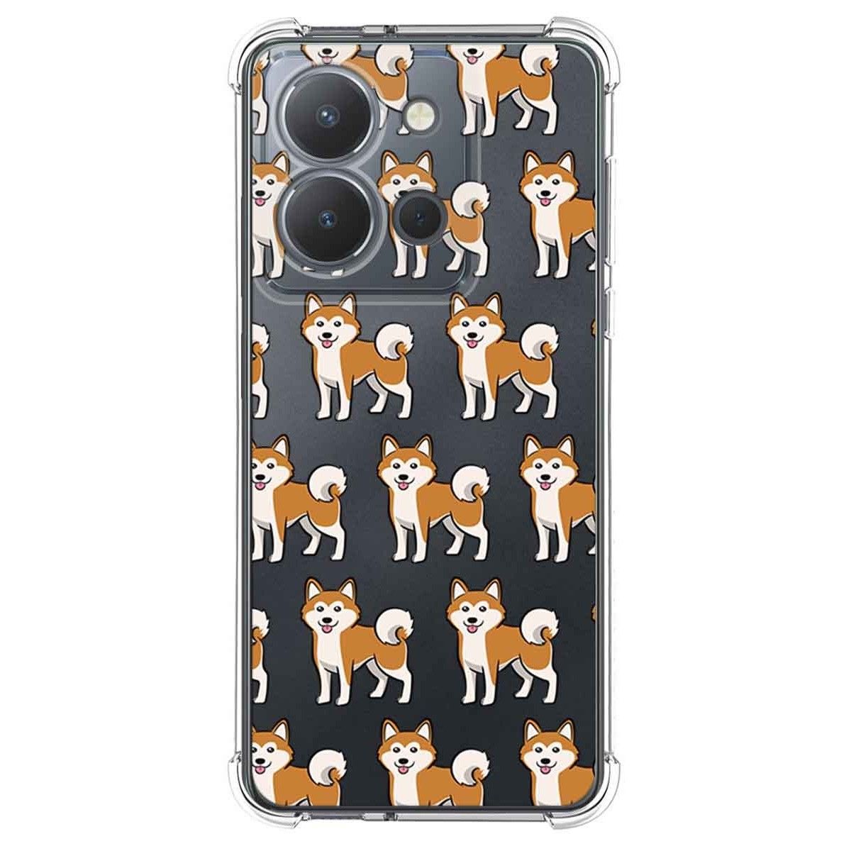 Funda Silicona Antigolpes para Vivo Y36 4G / 5G diseño Perros 08 Dibujos