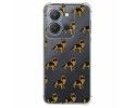 Funda Silicona Antigolpes para Vivo Y36 4G / 5G diseño Perros 09 Dibujos
