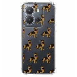 Funda Silicona Antigolpes para Vivo Y36 4G / 5G diseño Perros 09 Dibujos