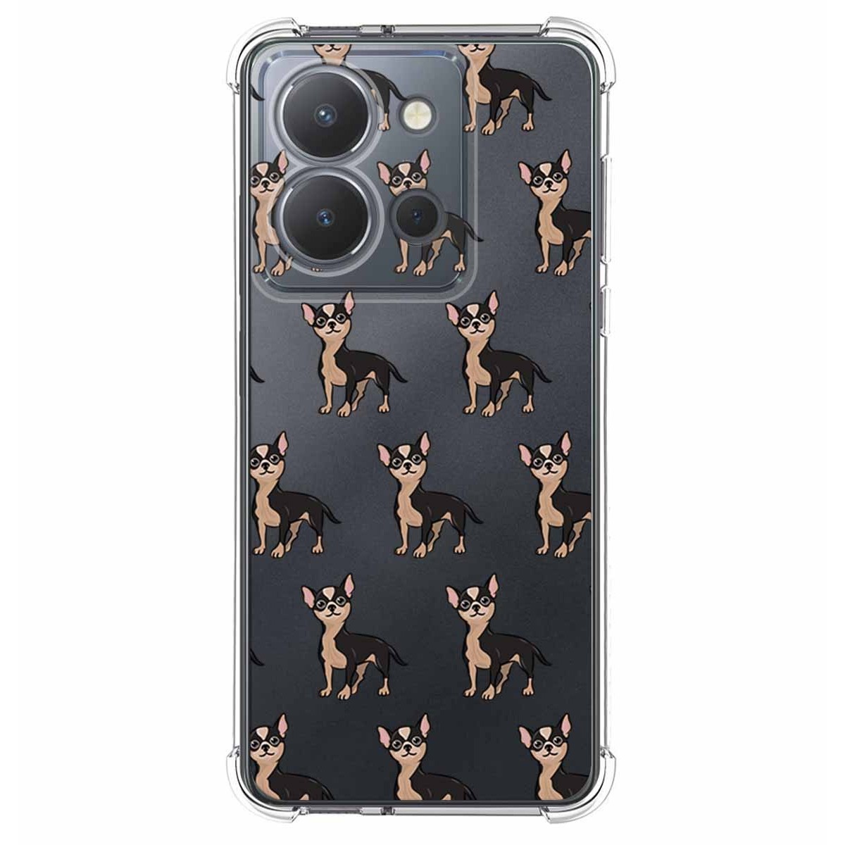 Funda Silicona Antigolpes para Vivo Y36 4G / 5G diseño Perros 11 Dibujos
