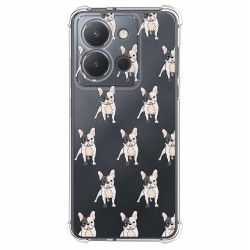 Funda Silicona Antigolpes para Vivo Y36 4G / 5G diseño Perros 12 Dibujos