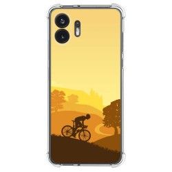 Funda Silicona Antigolpes para Nothing Phone 2 5G diseño Ciclista Dibujos