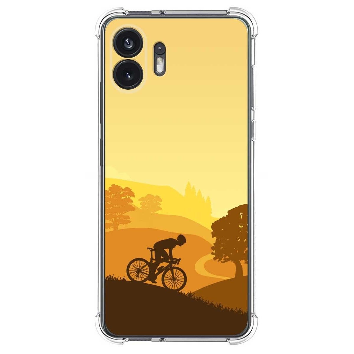 Funda Silicona Antigolpes para Nothing Phone 2 5G diseño Ciclista Dibujos