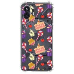 Funda Silicona Antigolpes para Nothing Phone 2 5G diseño Dulces 01 Dibujos