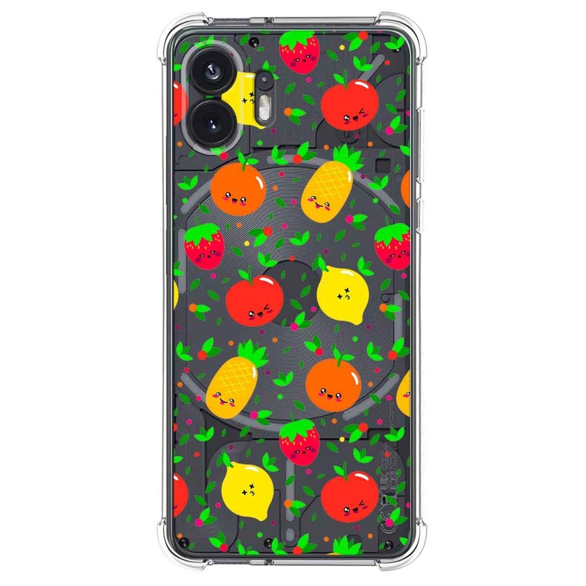 Funda Silicona Antigolpes para Nothing Phone 2 5G diseño Frutas 01 Dibujos