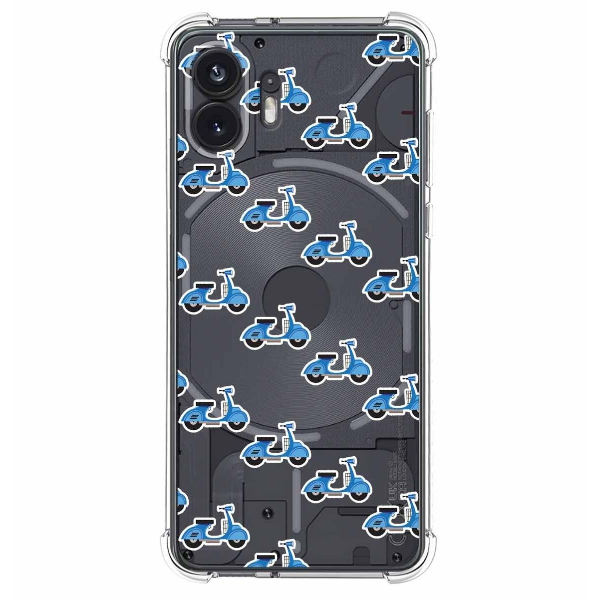 Funda Silicona Antigolpes para Nothing Phone 2 5G diseño Scooter Dibujos