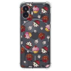 Funda Silicona Antigolpes para Nothing Phone 2 5G diseño Muffins Dibujos