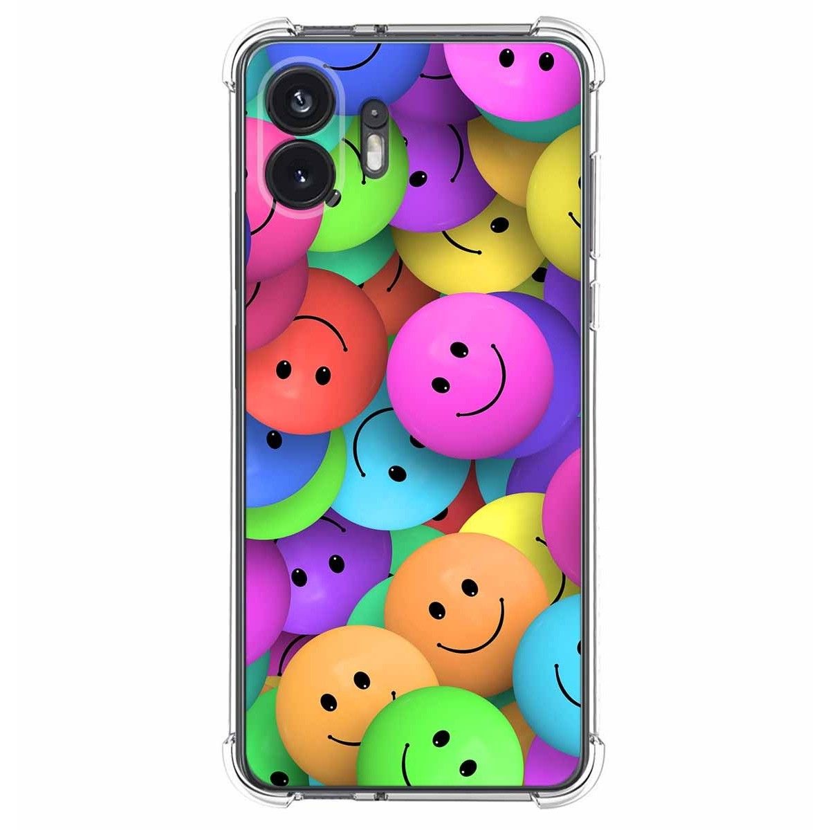 Funda Silicona Antigolpes para Nothing Phone 2 5G diseño Smile Dibujos