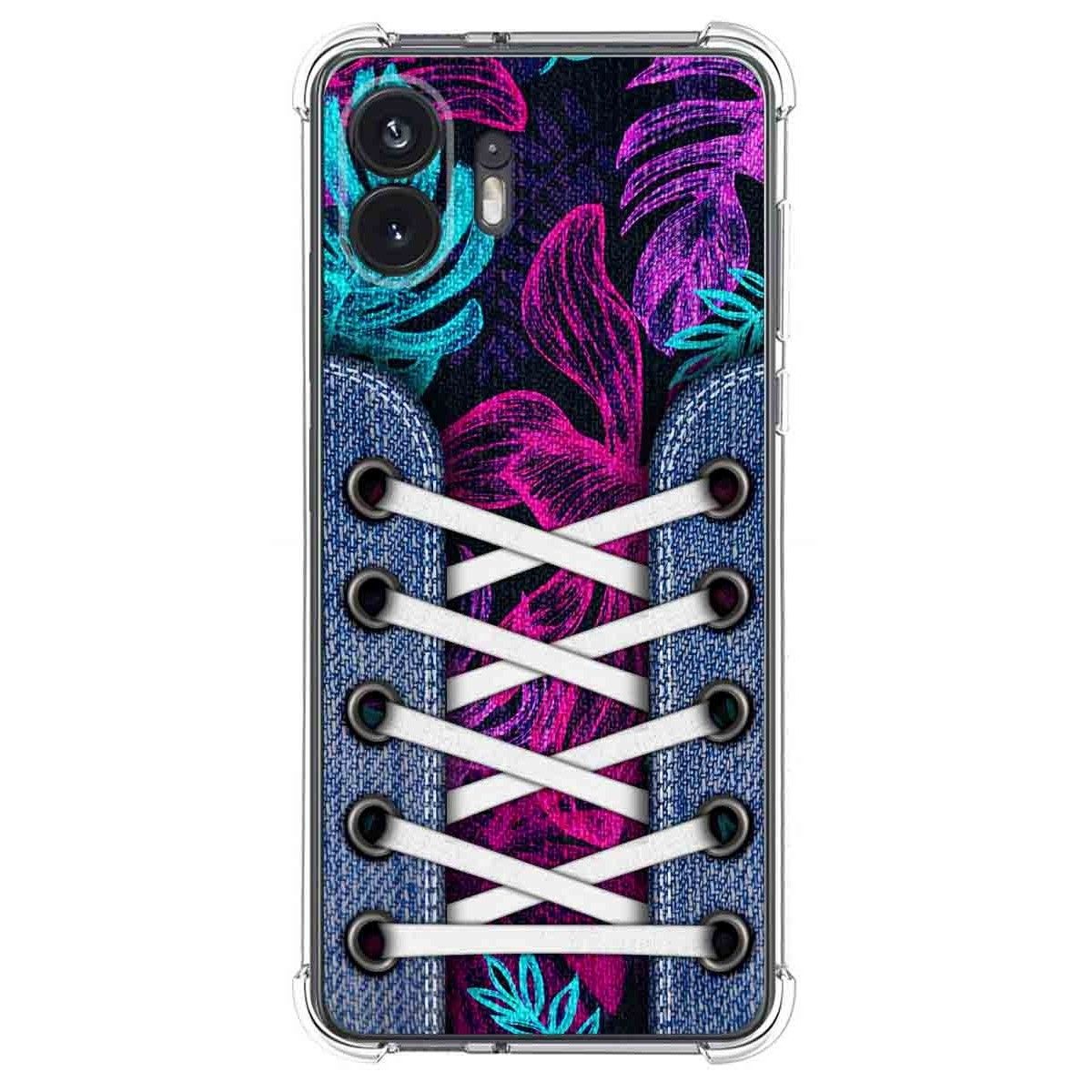 Funda Silicona Antigolpes para Nothing Phone 2 5G diseño Zapatillas 07 Dibujos