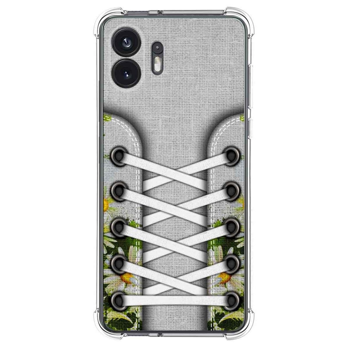 Funda Silicona Antigolpes para Nothing Phone 2 5G diseño Zapatillas 08 Dibujos