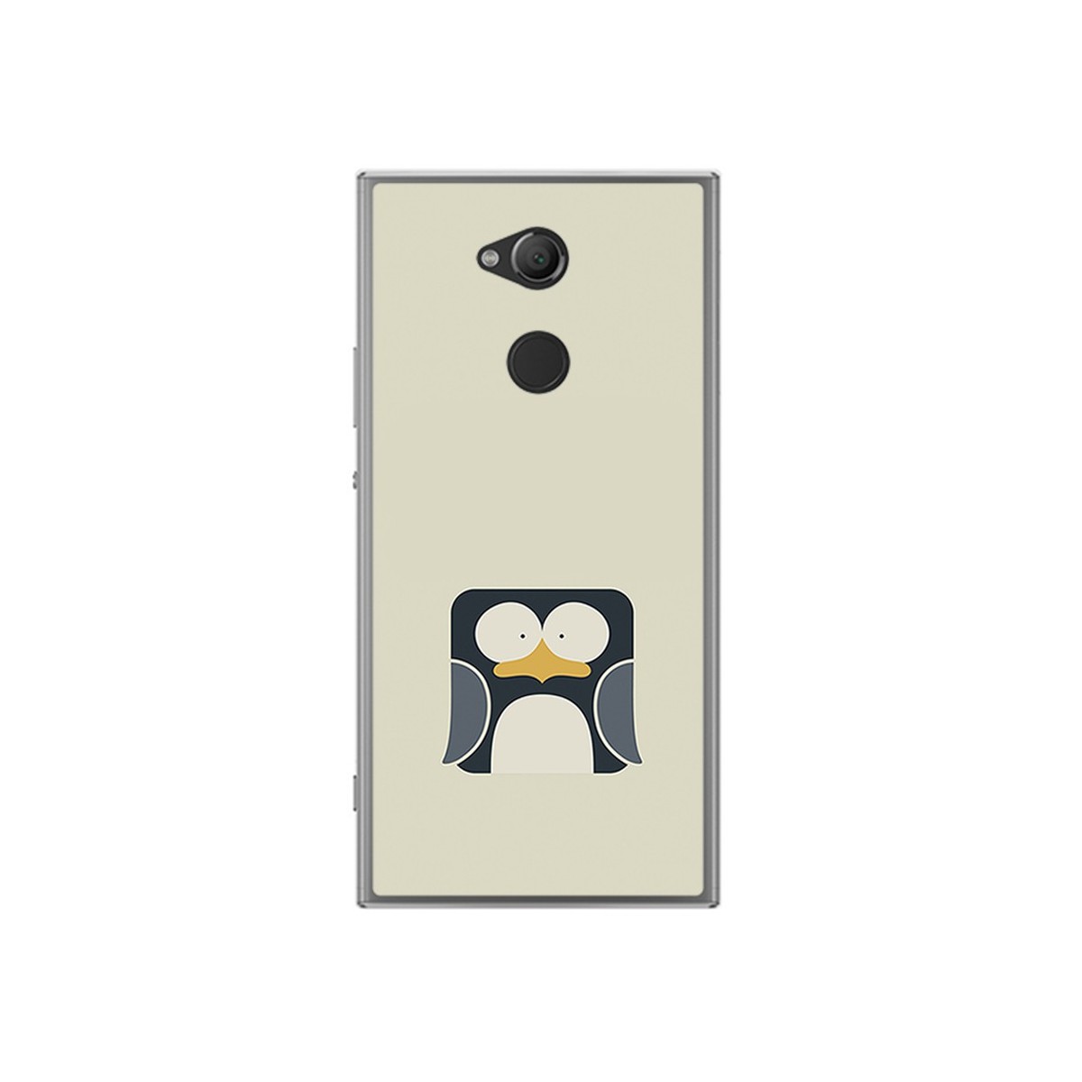 Funda Gel Tpu para Sony Xperia XA2 Diseño Pingüino Dibujos