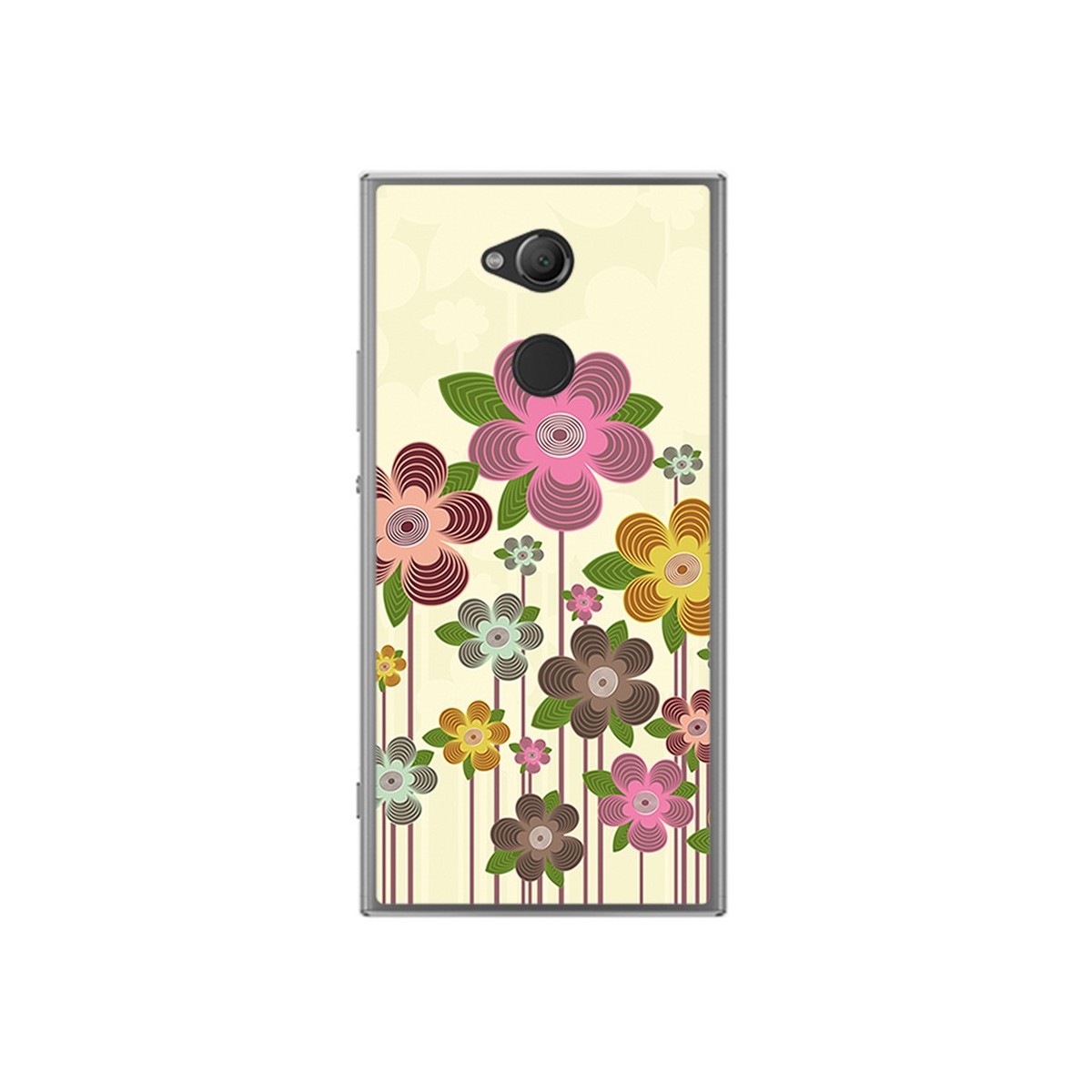 Funda Gel Tpu para Sony Xperia XA2 Diseño Primavera En Flor  Dibujos