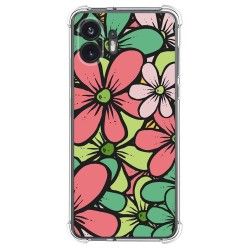 Funda Silicona Antigolpes para Nothing Phone 2 5G diseño Flores 02 Dibujos