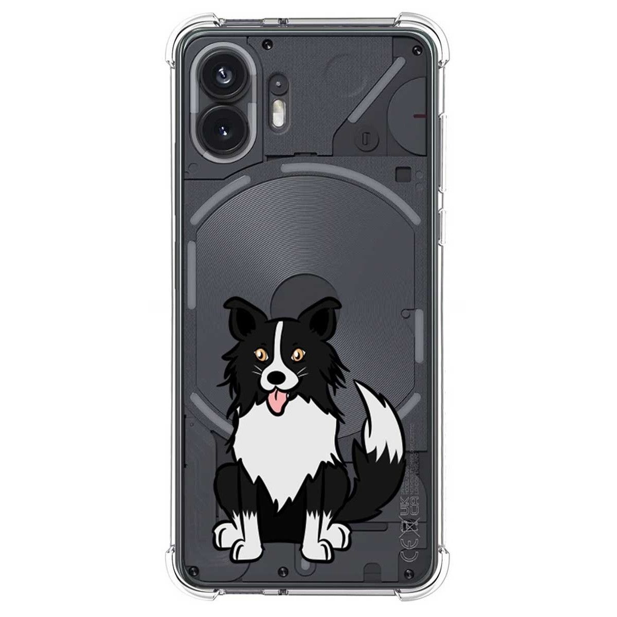 Funda Silicona Antigolpes para Nothing Phone 2 5G diseño Perros 01 Dibujos