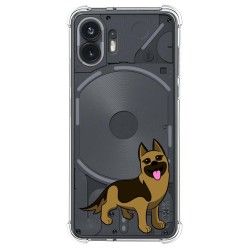 Funda Silicona Antigolpes para Nothing Phone 2 5G diseño Perros 03 Dibujos