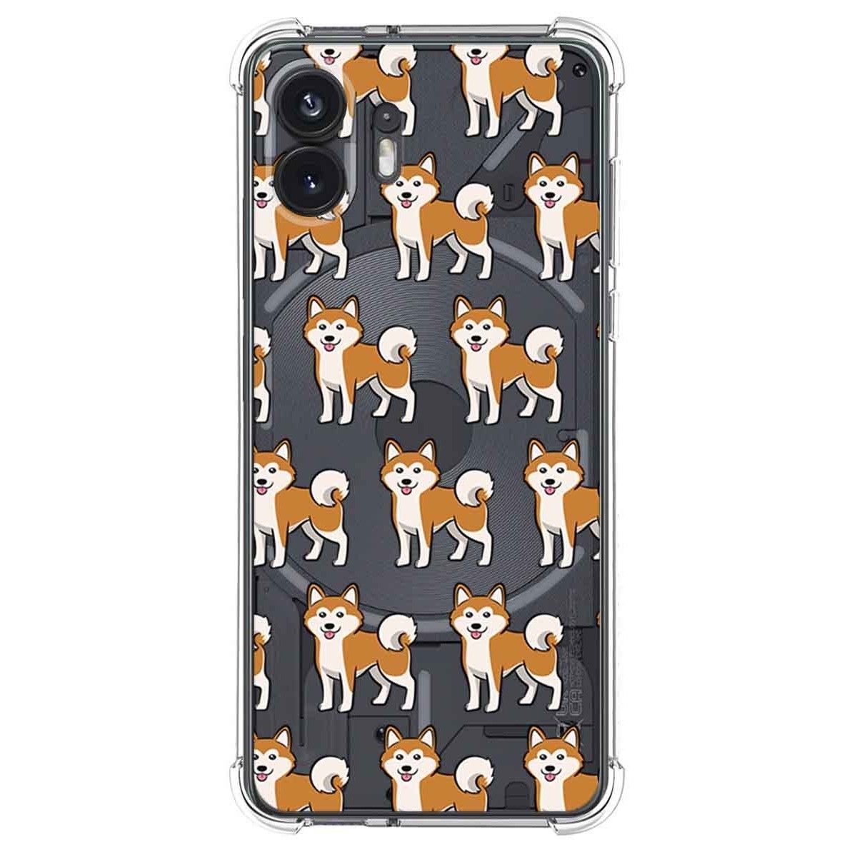 Funda Silicona Antigolpes para Nothing Phone 2 5G diseño Perros 08 Dibujos