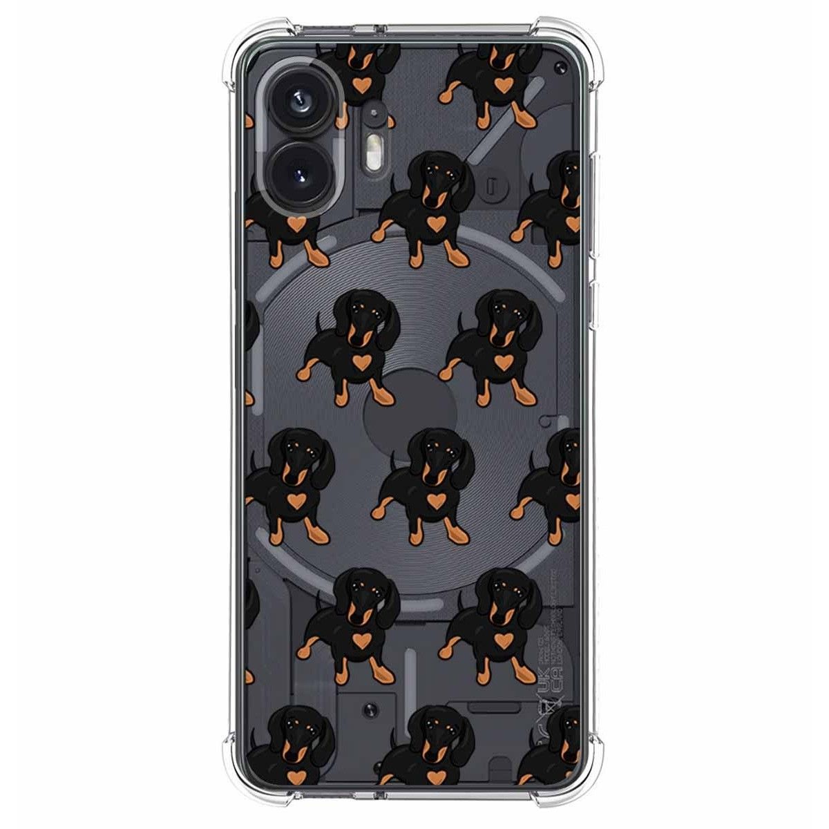 Funda Silicona Antigolpes para Nothing Phone 2 5G diseño Perros 10 Dibujos