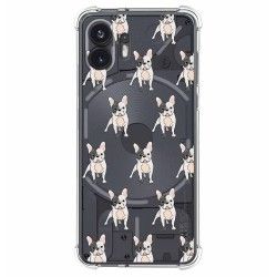Funda Silicona Antigolpes para Nothing Phone 2 5G diseño Perros 12 Dibujos