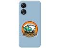 Funda Silicona Líquida Azul para Oppo A78 4G diseño Adventure Dibujos