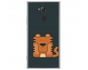 Funda Gel Tpu para Sony Xperia XA2 Diseño Tigre Dibujos