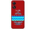 Funda Silicona Líquida Roja para Oppo A78 4G diseño Agua Dibujos