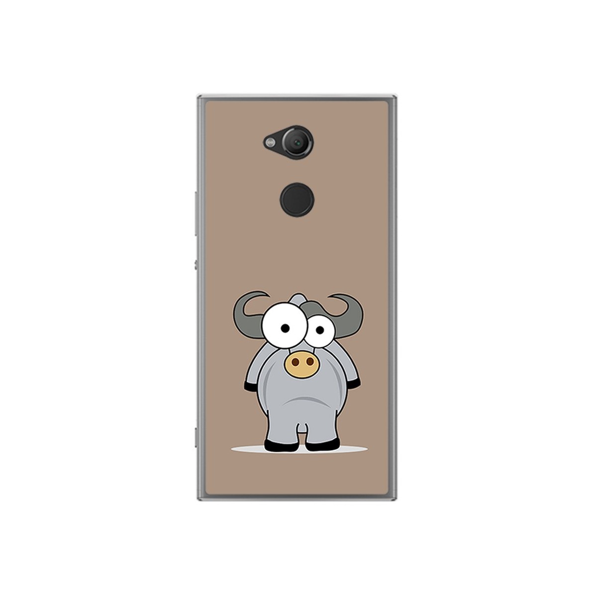 Funda Gel Tpu para Sony Xperia XA2 Diseño Toro Dibujos