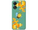 Funda Silicona Líquida Verde para Oppo A78 4G diseño Abeja Dibujos