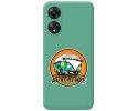 Funda Silicona Líquida Verde para Oppo A78 4G diseño Adventure Dibujos