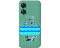 Funda Silicona Líquida Verde para Oppo A78 4G diseño Agua Dibujos
