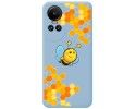 Funda Silicona Líquida Azul para Oppo Reno 10 5G / 10 Pro 5G diseño Abeja Dibujos
