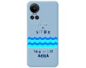 Funda Silicona Líquida Azul para Oppo Reno 10 5G / 10 Pro 5G diseño Agua Dibujos