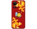 Funda Silicona Líquida Roja para Oppo Reno 10 5G / 10 Pro 5G diseño Abeja Dibujos