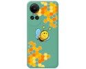 Funda Silicona Líquida Verde para Oppo Reno 10 5G / 10 Pro 5G diseño Abeja Dibujos