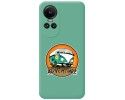 Funda Silicona Líquida Verde para Oppo Reno 10 5G / 10 Pro 5G diseño Adventure Dibujos