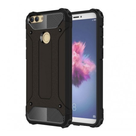 Funda Tipo Hybrid Tough Armor (Pc+Tpu) Negra para Huawei P Smart