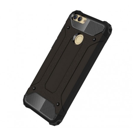 Funda Tipo Hybrid Tough Armor (Pc+Tpu) Negra para Huawei P Smart