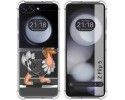 Funda Silicona Transparente para Samsung Galaxy Z Flip 5 5G diseño Avestruz Dibujos